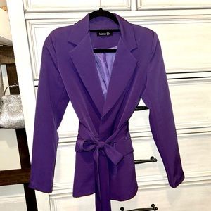 Boohoo Purple Blazer